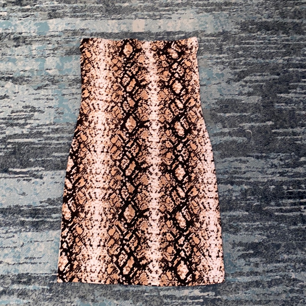 Poly&esther-midi dress